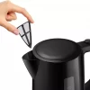 philips Plastic kettle HD9318 Black closed with filter