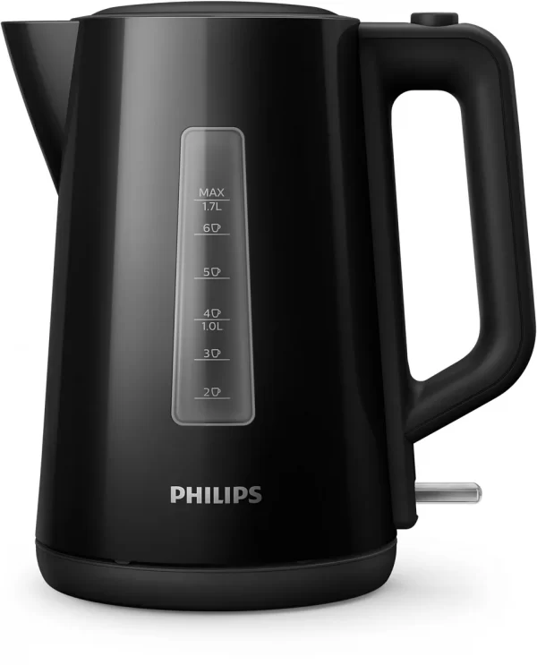 philips Plastic kettle HD9318 Black open