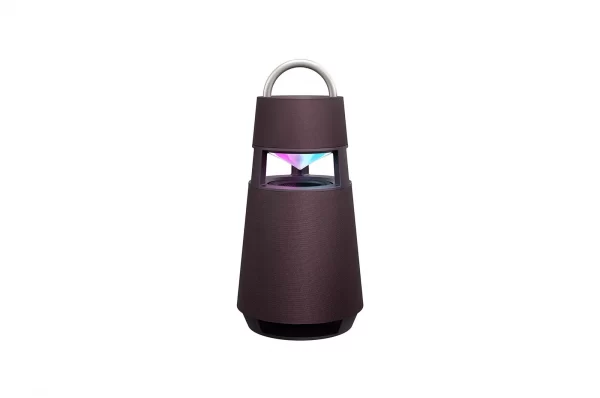 LG-RP4_Burgundy_360-Speaker_with multi lighting